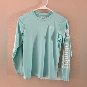 Girls long sleeve Columbia shirt